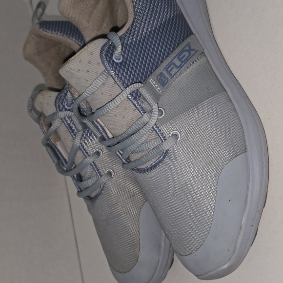 FootJoy Flex Spikeless Athletic Lace Up Golfing Baby Blue Sneakers Womens Size 7 - Picture 3 of 16